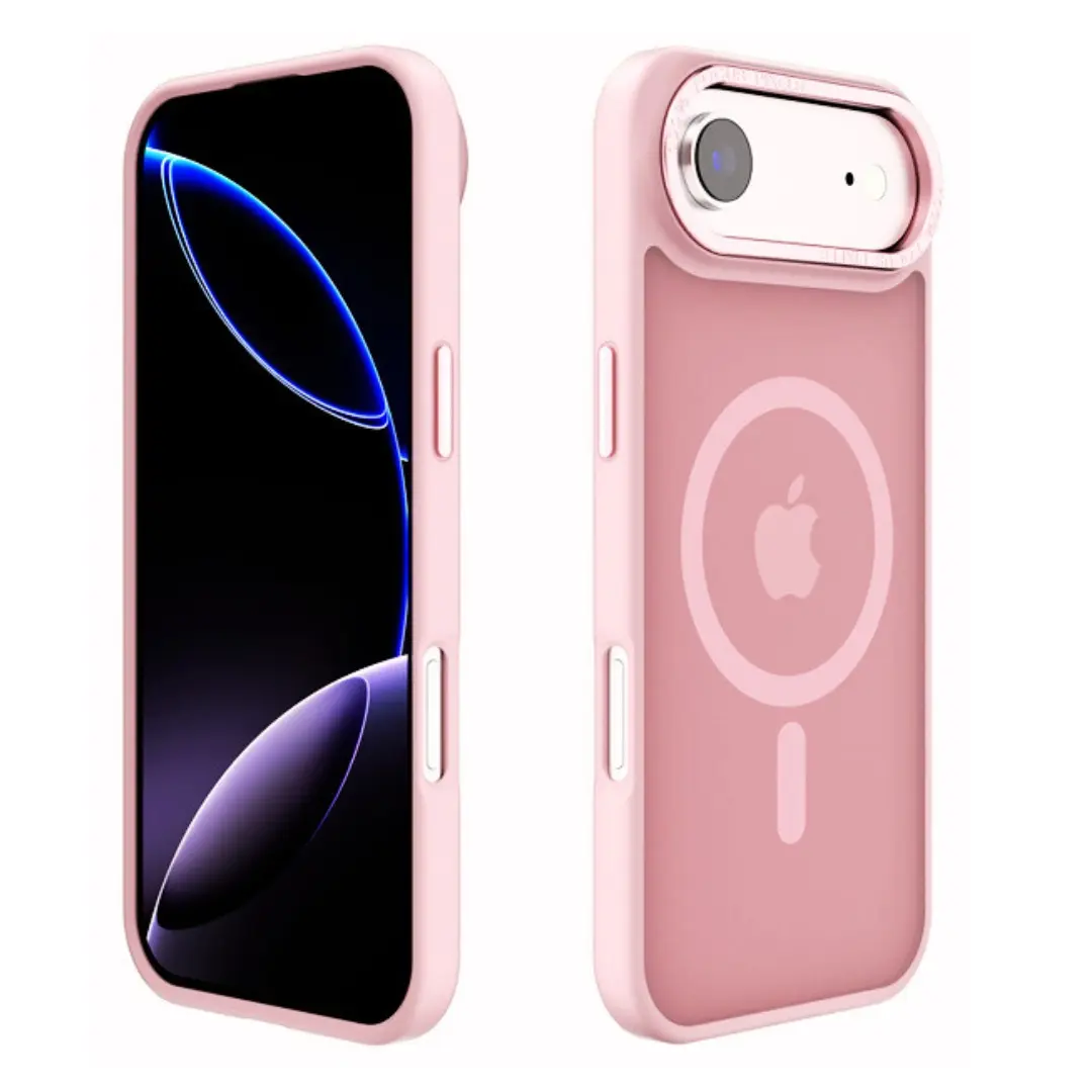 iPhone 17 Air MagSafe Cam Smoke Twotone Eco Case Pink
